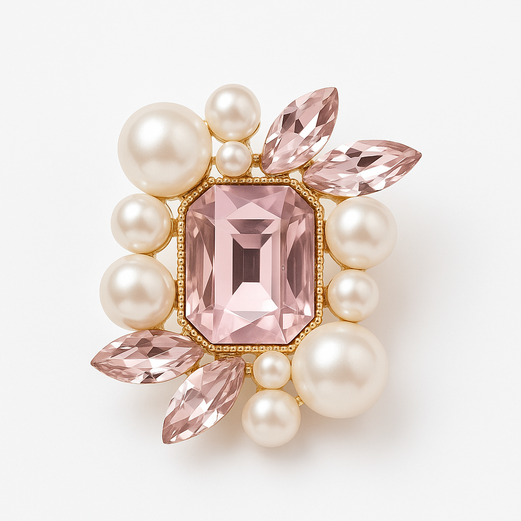 Crown Affair, Blush (set of 2)